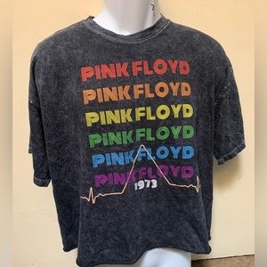 Women’s / Junior’s Pink Floyd Crop Top Size XL 🔴Final Price Drop for This Item!